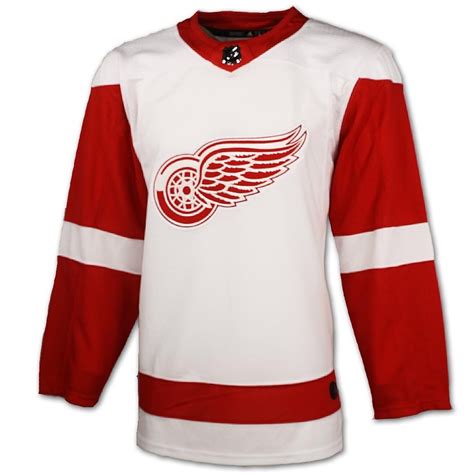 Detroit Red Wings Adidas Authentic White Jersey - Detroit City Sports