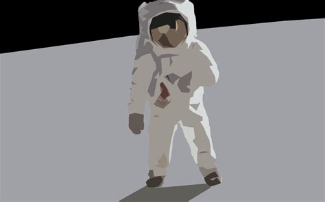 Minimalist Astronaut by ahandgesture on DeviantArt