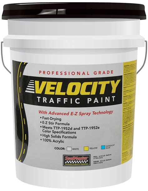 Velocity Traffic Paint Now Available in Handicap Blue! - SealMaster