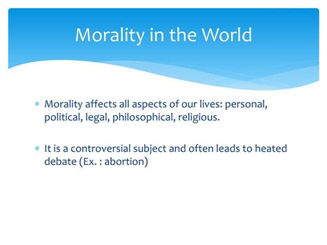 PPT - Introduction to Morality PowerPoint Presentation, free download - ID:2806794