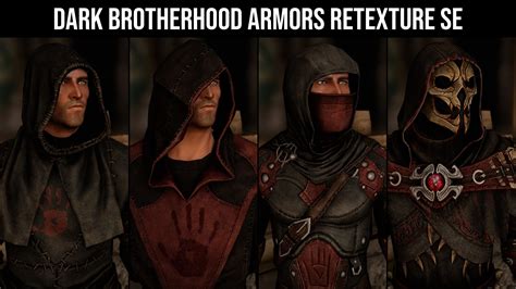 Dark Brotherhood Armors Retexture LE at Skyrim Nexus - Mods and Community