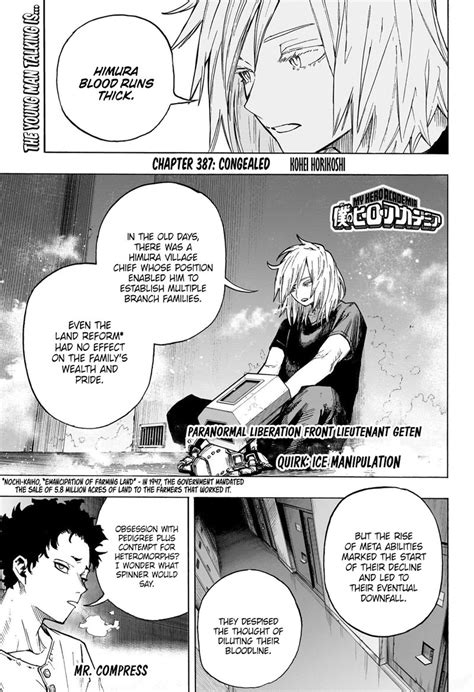 Read Manga MY HERO ACADEMIA - Chapter 387