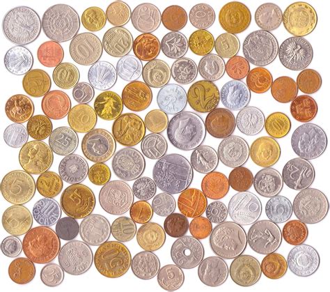 100 Different Foreign Coins Collection Money Set from All Over The Europe coin bank or coin ...