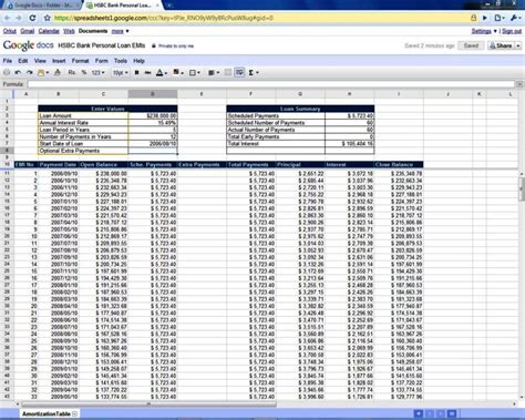 Loan Repayment Excel Template - SampleTemplatess - SampleTemplatess