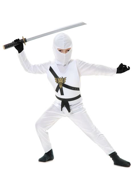 White Child Ninja Costume