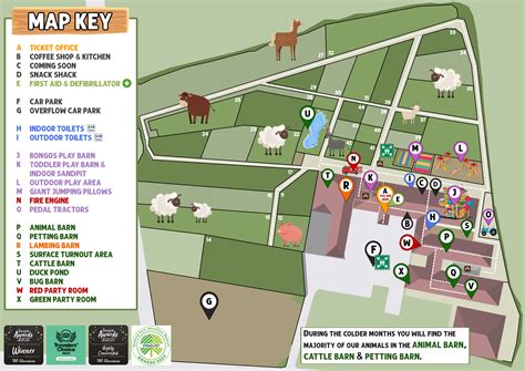 Children's Farm Park map - Attwell Farm Park