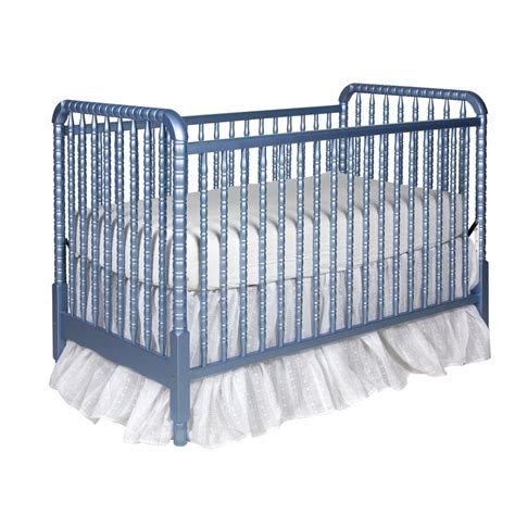 The Jenny Lind Crib is breathtaking in blue. Price as shown features the metallic shimmering sky ...