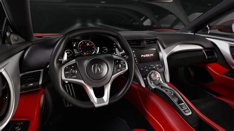 Acura nsx, supercar, coupe, hybrid, interior. HD Wallpaper