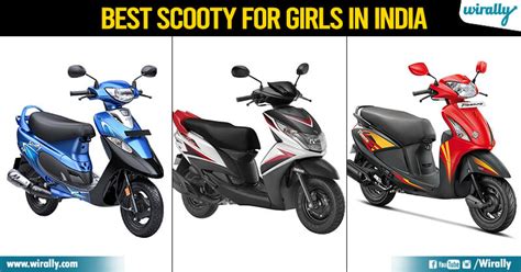 Top 10 Best Scooty For Girls In India - Wirally