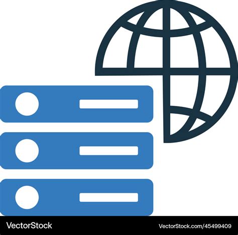 Web server icon Royalty Free Vector Image - VectorStock