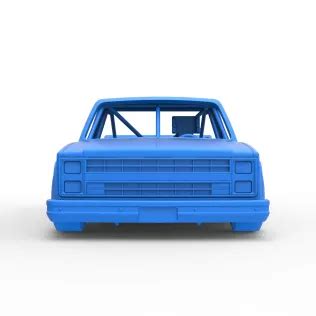 Diecast vintage NASCAR race truck Scale 1:25 3D Printing Model - Threeding