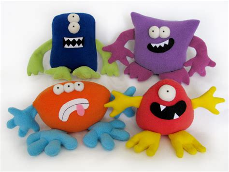 Monsters MIX & MATCH plushies pattern | Funky Friends Factory