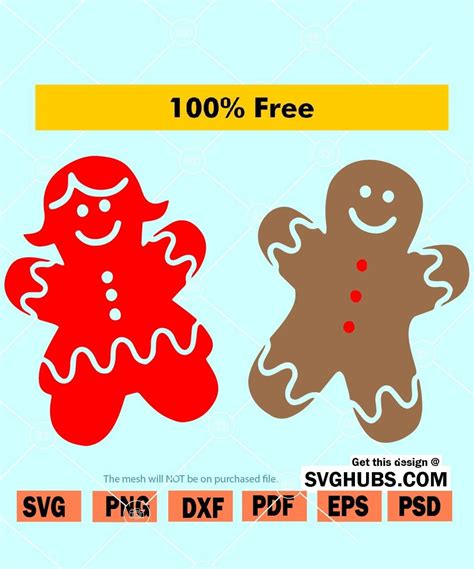 Gingerbread SVG – SVG HUBS