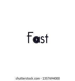 Fast Logo Template Stock Vector (Royalty Free) 1357694000 | Shutterstock