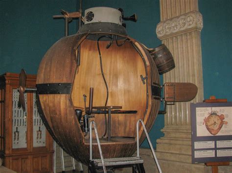 Bushnell's Turtle - World's first submarine : r/submarines