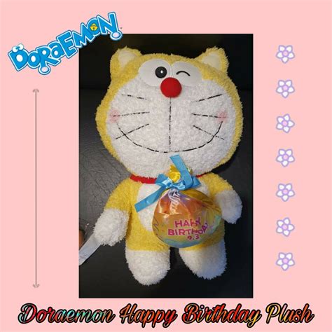 Doraemon Yellow Plush, Hobbies & Toys, Toys & Games on Carousell