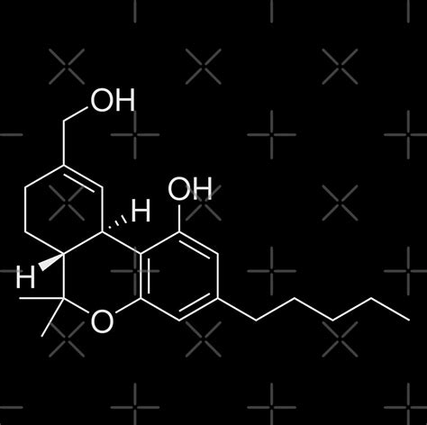 "THC chemical structure" by THELEMA | Redbubble