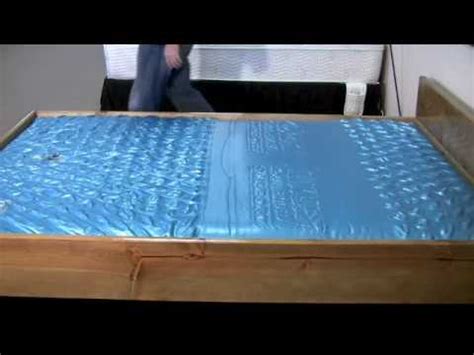 Waterbed Mattress LS 7127 Wave Test - YouTube