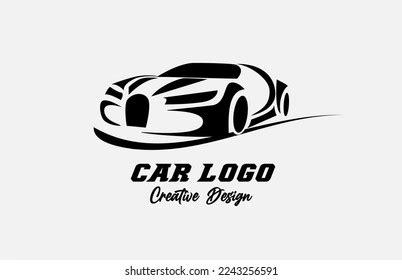 Black White Car Logo Icon Design Stock Vector (Royalty Free) 2243256591 ...