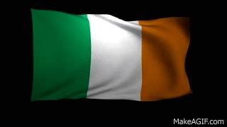 3D Rendering of the flag of Ireland waving in the wind. on Make a GIF