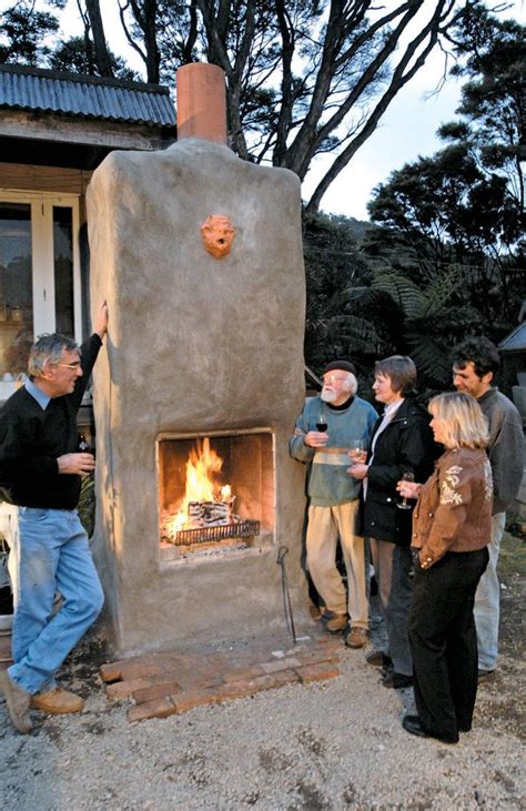 Build an outdoor fireplace - The Shed