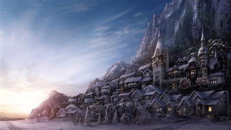 Winter Village Wallpapers - Top Free Winter Village Backgrounds - WallpaperAccess