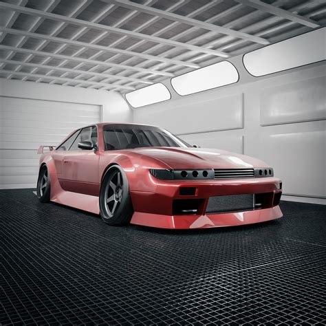 ArtStation - Nissan Silvia S13 Widebody