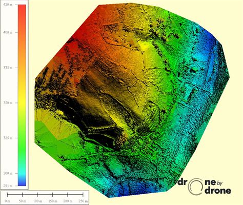 Orthophotography, photogrammetry and 3D land modelling with drones