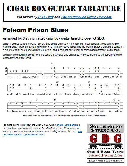 Folsom Prison Blues Guitar Chords | Piano Sheet Music