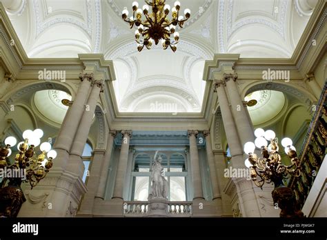 Interior of the Royal Palace of Brussels (Belgium, 26/08/2008 Stock ...