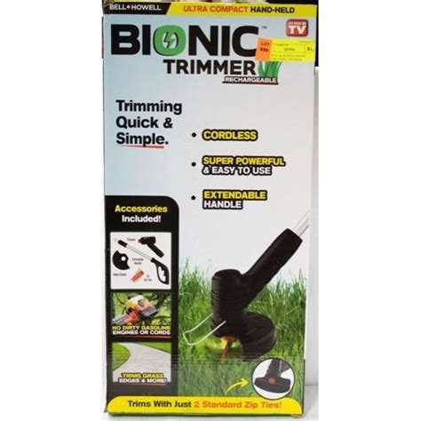 BELL & HOWELL BIONIC RECHARGABLE TRIMMER