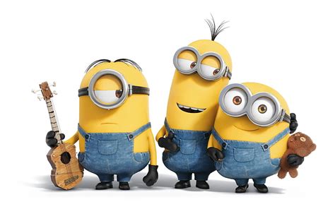 MAHALAXMI ART Minions Stuart Kevin Bob Arka Plan Baskı Poster, Minions ...