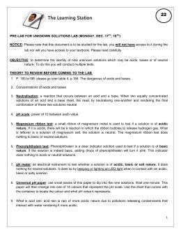 Phet pH Scale Basics Worksheet