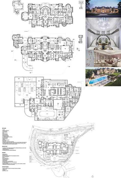 Beverly Hills Mega Mansion Design Proposal in Beverly Park on a $32 Million Lot! | Floor Plans ...