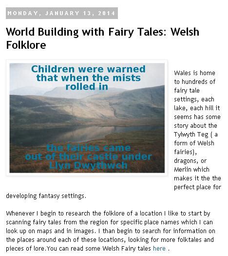 Welsh Fairy Memories - Fairyist