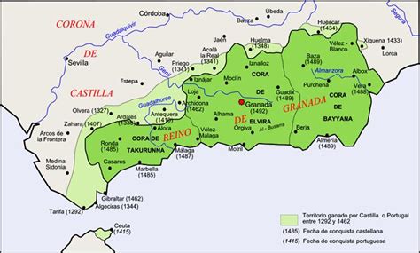 Picture Information: Emirate of Granada Map