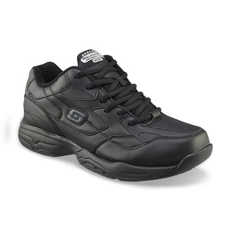 Skechers Work Men's Work Relaxed Fit: Felton Altair Slip Resistant Work Shoe 77032 Wide Width ...