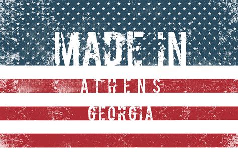 Made in Athens, Georgia #Athens #Georgia Digital Art by TintoDesigns ...