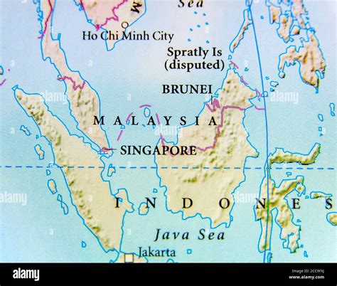 Geographic Map Of Malaysia