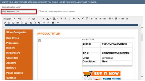 How To Edit An eBay Listing Template – Kyozou – Knowledge Base | Sell ...