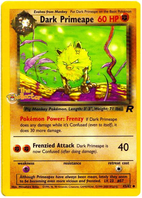 Dark Primeape - Team Rocket #43 Pokemon Card