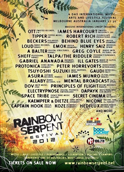 RA: Rainbow Serpent Festival 2012 at Lexton, Melbourne (2012)