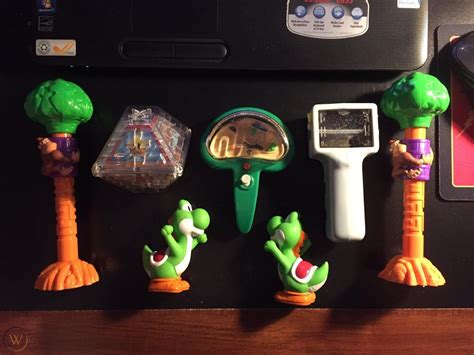 Taco Bell 1997 Nintendo 64 Toys Lot of 7 Mario Kart Yoshi Star Fox ...