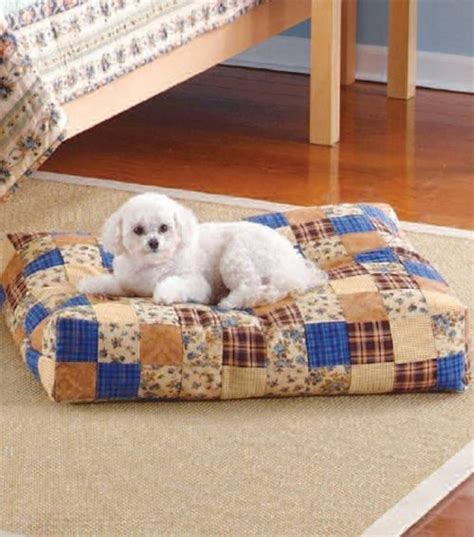 Patchwork Dog Bed at Joann.com | Dog bed sewing pattern, Diy dog bed, Diy pet bed