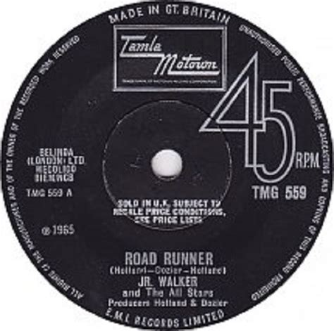 Jr. Walker And The All Stars – Road Runner (1966, Solid Centre, Vinyl ...