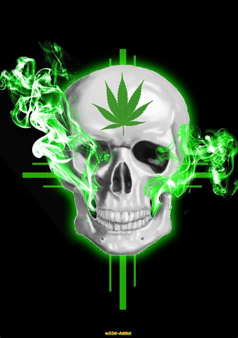 Weed Skull Wallpapers - Wallpaper Cave