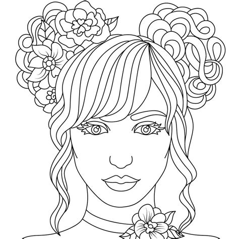 Realistic Human Coloring Pages For Adults - Which of these 18 free ...