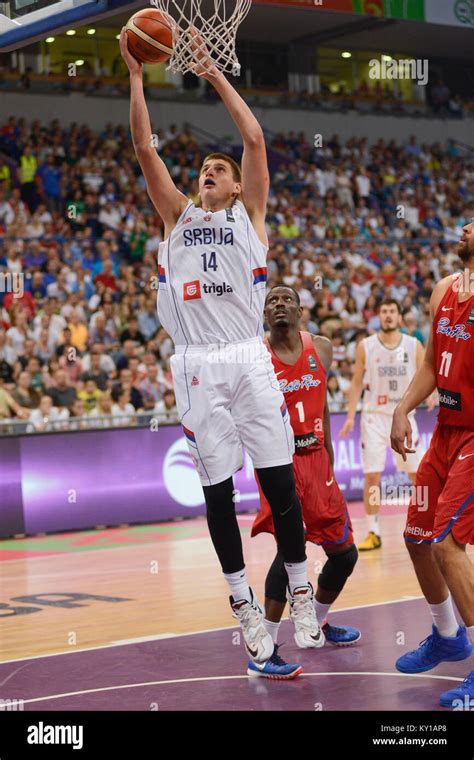 Nikola Jokic. Serbia Basketball National Team. FIBA OQT Tournament ...