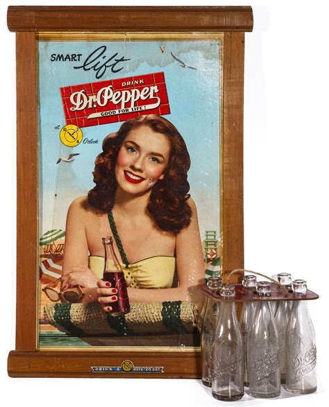 #194: TWO VINTAGE DR. PEPPER ADVERTISING PIECES