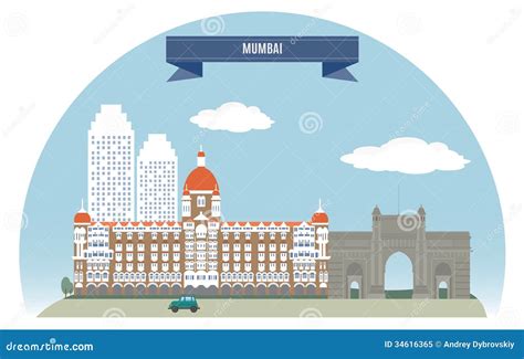 Mumbai Cartoon Vector | CartoonDealer.com #67689085